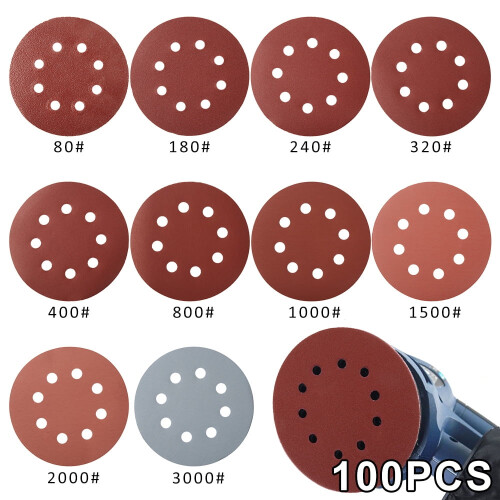 Sanding Discs Round Shape 5 Inch 8 Holes 125mm 1