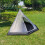Portable Camping Teepee Waterproof Mesh Tent 6