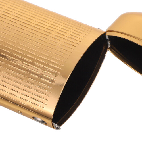 Aluminum Glasses Case Golden Lightweight Durable 2