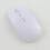 (white,One size)24g Ultra Thin Usb Optical Wireless Mouse Cordless Computer Laptop Desktop Mouse 1
