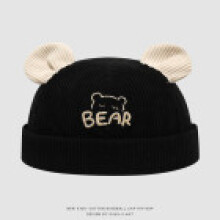 (Style C)Cappello papà in velluto a coste autunno inverno per bambini con caratteristiche antivento e caldo
