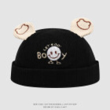 (Style L)Cappello papà in velluto a coste autunno inverno per bambini con caratteristiche antivento e caldo