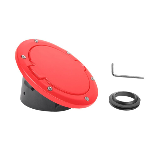 Gas Tank Cap Cover Red High Performance 1 Piece 1