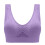 Dames sportbeha plus size, 3-pack, zonder beugel 7
