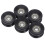 U-Groove Pulley Wheel Black 5 pcs 5