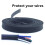 Black PET Insulated Expandable Cable Sleeve 2