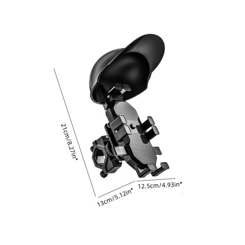 Motorsykkeltelefonholder med regnbeskyttelse 1