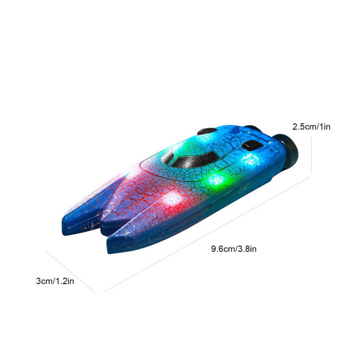 2.4G Mini Remote Control Boat Rechargeable Battery 1 Pack 2