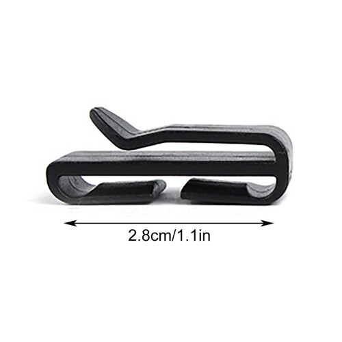 Household Hooks Black Mask Holder for Ski Helmet 2 Pack 2