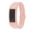 (Pink,L)Soft Rubber Replwatch Strap Solid Color Fashion Simple Daily Tpu Material 1