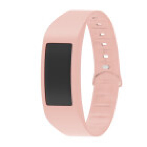 (Pink,L)Soft Rubber Replwatch Strap Solid Color Fashion Simple Daily Tpu Material