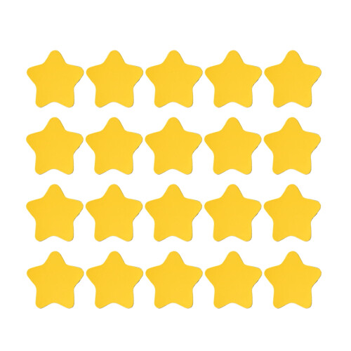 Magnetic Sticker Set for Whiteboard - 20 Pieces Multicolor 1