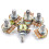 WH148 Adjustable Rotary Potentiometer 250K OHM Linear Taper 3