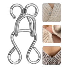 NICEXMAS Metal Bra Hooks and Eyes 100pcs