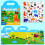 Reusable Sticker Activity Book for Toddlers with Removable 1