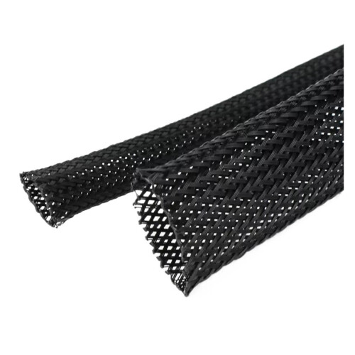 Black PET Insulated Cable Sleeve 5 Meters 1