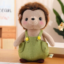 Hedgehog Stuffed Animal Green 10 Inch Weighted Bottom