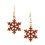 Christmas Earrings for Women Red Dangle 1 Pair 2