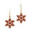 Christmas Earrings for Women Red Dangle 1 Pair 3