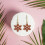 Christmas Earrings for Women Red Dangle 1 Pair 7