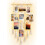 Macrame Hanging Photo Display with Light Beige 20 Clips 1