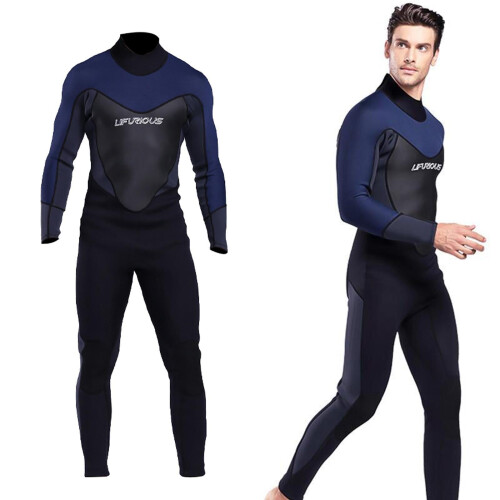 Neoprene Wetsuit Back Zip Full Body L 1
