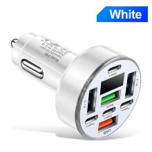 RANMEI Car Fast Charger 40W 8-in-1 with Digital Display