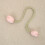 Floral Tulip Curtain Tiebacks Soft Cloth Cord 5