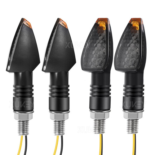 Motorcycle Turn Signals LED Amber 10mm 4-Pack 2