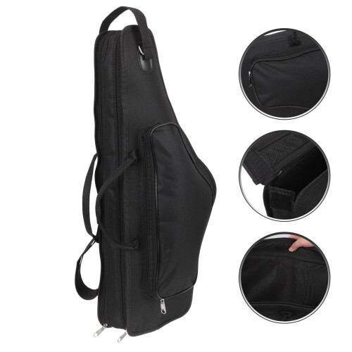 Alto Saxophone Case Portable Storage Bag with Strap and 1