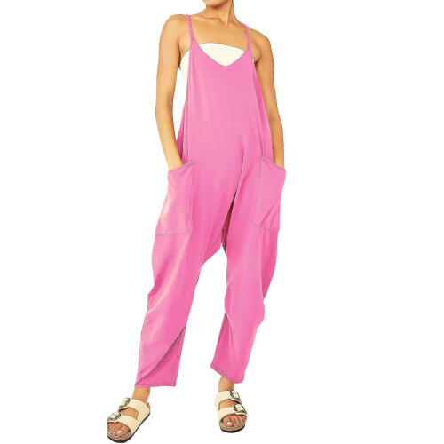 Lahloya Maternity Jumpsuit Cotton Oversized Romper