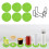 Woven Cotton Placemats Round Non-Slip Insulating 6-Pack 1