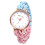 Women's Braided Elastic Quartz Watch Multicolor 1