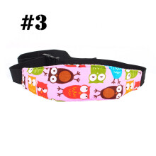 (Pink) Head Sleeping Baby Fix Strap Antidroop Head Support Band For Stroller Car Seat Toddler Helper Travel Sleep