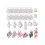 Wooden Waterdrop Earrings Sublimation Blank 260 Pieces 1