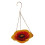Outdoor Hanging Bird Feeder and Bath Orange 5