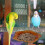 Outdoor Hanging Bird Feeder and Bath Orange 6