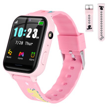 Kids Smart Watch Pink with SOS Call Camera Pedometer Music