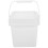 White Paint Bucket with Lid and Handle PP Material 1 Pack 5