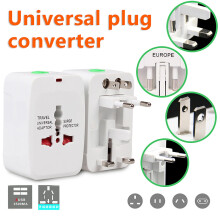 Travel Plug Adapter Universal UK US EU AU 1.6x2x2.9in