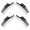 Exercise Bike Brake Pad Felt Black 4 pcs 1