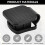 American Flag Rubber Trailer Hitch Cover 2 Pack 8
