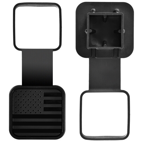 American Flag Rubber Trailer Hitch Cover 2 Pack 2