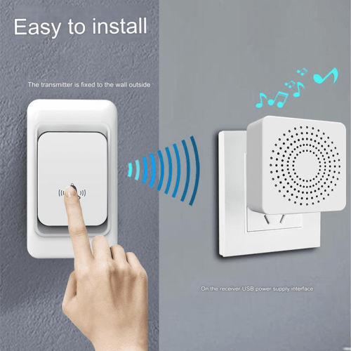 Wireless Doorbell with USB Receiver Transmitter 38 Tones 3