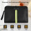 Fireproof Document Bag Composite Fabric Large Capacity with 3