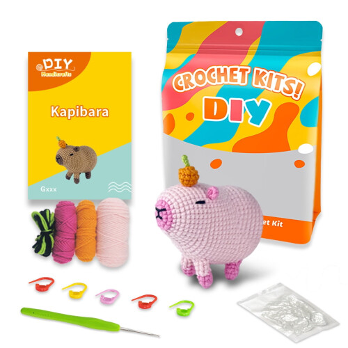 Beginner Crochet Kit for Animals with Guide and Videos 2