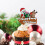 Christmas Cake Topper Reusable Bright Color Ornament 6
