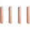 Wooden Cabinet Handles Solid Wood 4 pcs 128 mm Hole Spacing 1