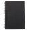 A5 Black Spiral Notebook Unruled 50 Sheets 5 Pack 8