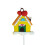 Christmas Cake Topper Reusable Bright Color Ornament 8